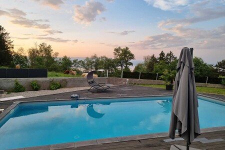 Mobil home 2 chambres, avec piscine