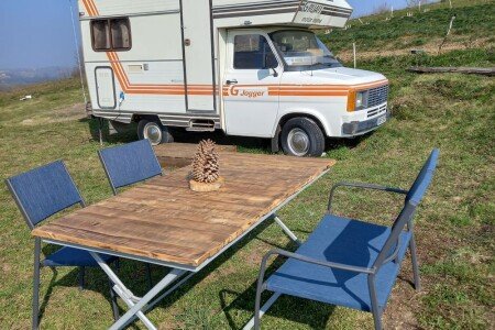 Camping / Mobil Home 1 chambre, avec jardin