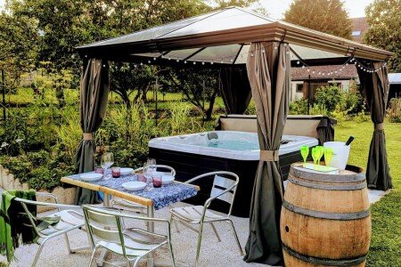 Maison cozy, 3 chambres, avec jacuzzi