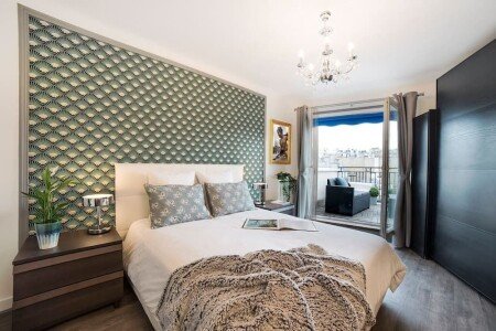 Apartment 3 bedrooms, with garden