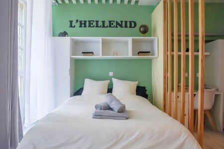 Studio cozy, 1 chambre, avec climatisation