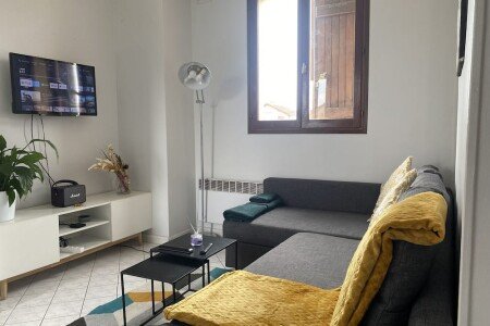 Appartement 1 chambre, avec jardin