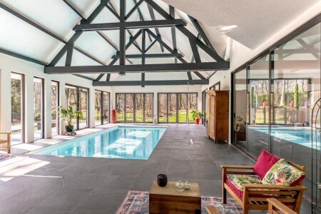 Villa d'architecte traditionnelle, 6 chambres, avec jacuzzi