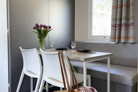 Mobil home 2 chambres, avec climatisation