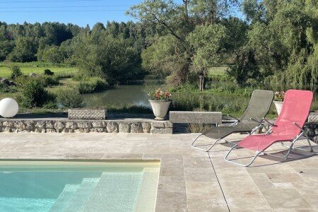 Maison tout confort, 5 chambres, avec salle de sport