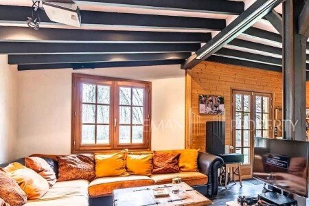 Chalet cozy, 2 chambres, avec jacuzzi