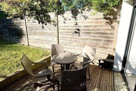 Studio design, 1 chambre, avec jardin