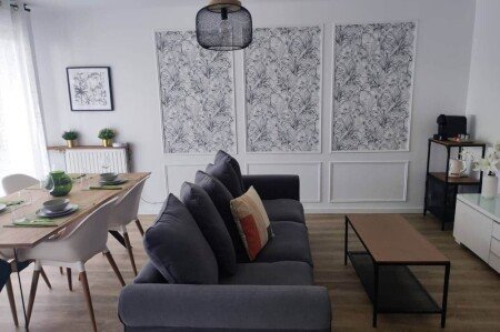 Gîte design, 2 chambres, avec climatisation