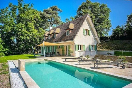 Maison de charme, 4 chambres, avec piscine