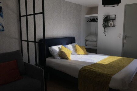 Appart'Hotel design, 1 chambre, avec climatisation