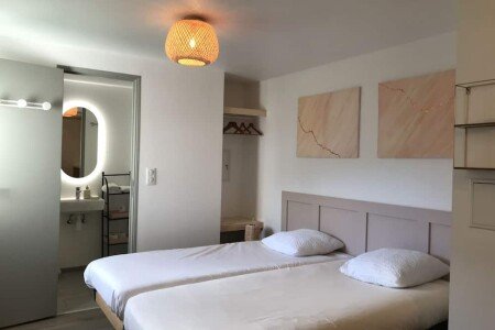 Appart'Hotel design, 1 chambre, avec climatisation