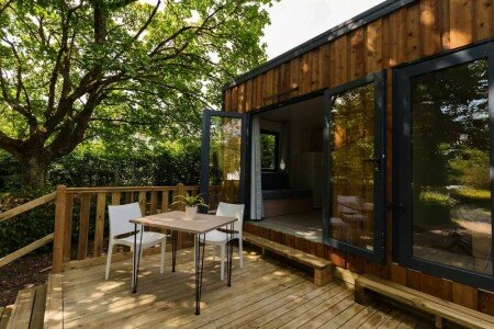 Mobil home bien-être, 1 chambre, avec wifi