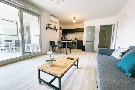 T2 tout confort, 1 chambre, avec climatisation