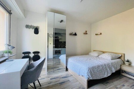 Studio 1 chambre, avec jardin