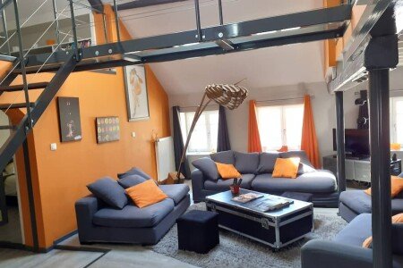 Loft de charme, 5 chambres, avec jacuzzi