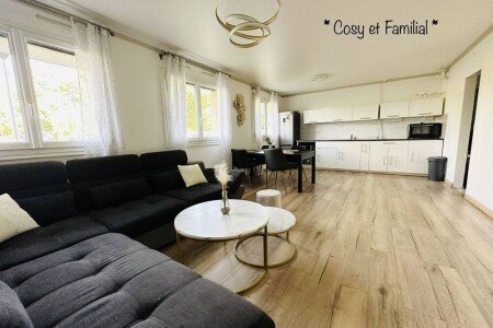 Appartement cozy, 2 chambres, avec wifi