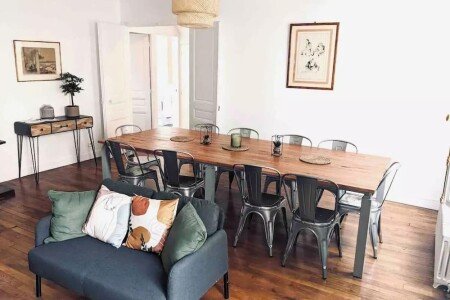 Gîte design, 6 chambres, avec jardin