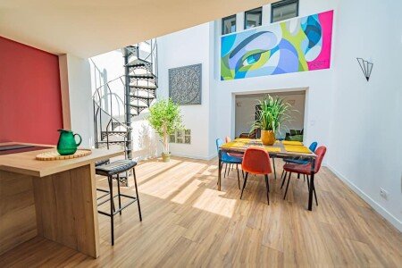 Maison de ville 3 chambres, avec jardin