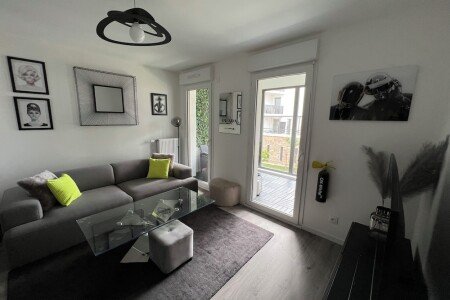 Appartement cozy, 1 chambre, avec jardin