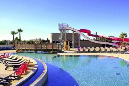 Mobil home de charme, 2 chambres, avec piscine