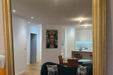 Appartement design, 2 chambres, avec jacuzzi