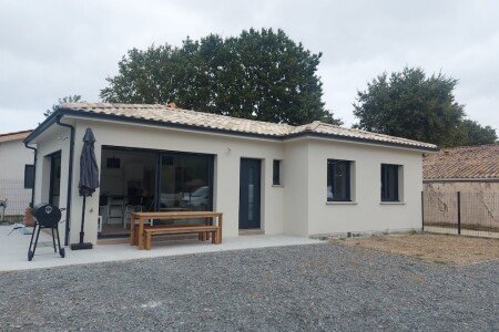 Maison 3 chambres, avec jardin