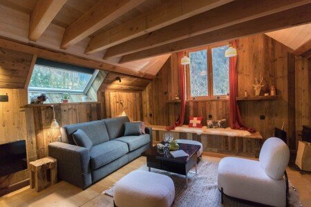 Chalet authentique, 1 chambre, avec cheminée
