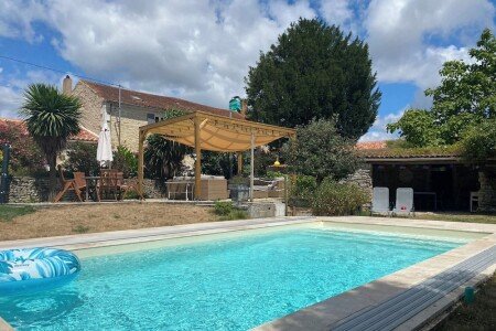 Maison chic, 4 chambres, avec piscine