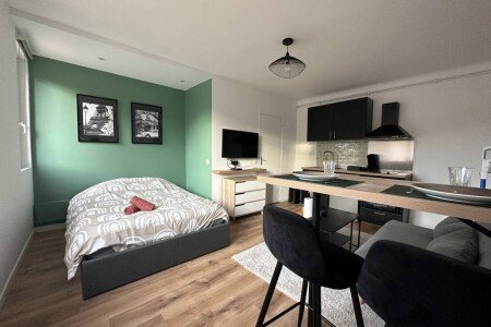 Studio 1 chambre, avec jacuzzi