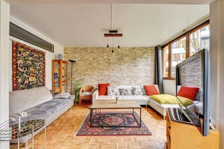 Appartement 4 chambres, avec jardin