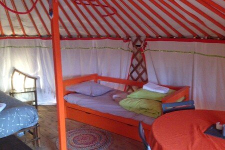 Camping / Mobil Home 1 chambre, avec jacuzzi