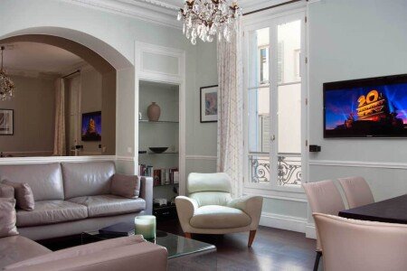 Appartement 3 chambres, avec salle de sport