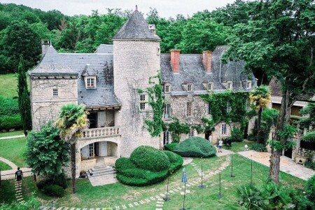 Château de charme, 17 chambres, avec piscine