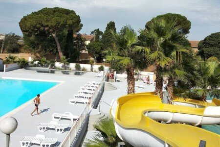 Mobil home 2 chambres, avec piscine