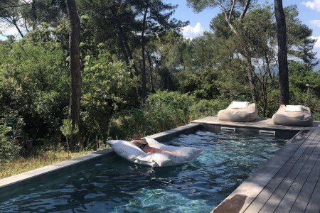 Maison d'architecte design, 4 chambres, avec piscine