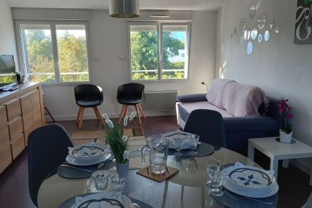 Appartement chic, 2 chambres, avec jacuzzi