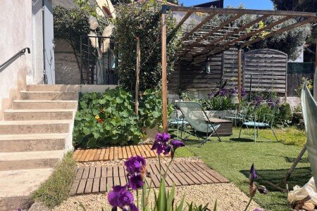 Maison 1 chambre, avec jardin