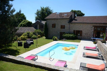 Maison 14 voyageurs, avec jacuzzi