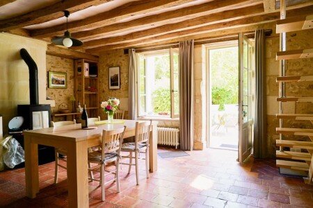 Maison de campagne traditionnelle, 3 chambres, avec jardin