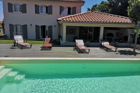 Maison 3 chambres, avec piscine