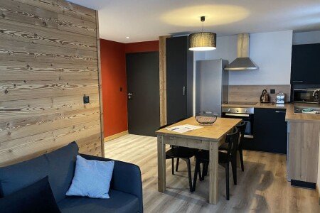 Appartement cozy, 2 chambres, avec jardin
