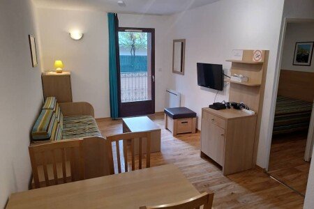 Appartement 1 chambre, avec jardin