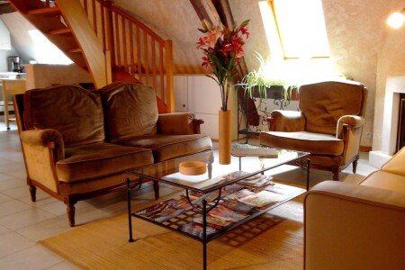 Duplex de charme, 2 chambres, avec salle de sport