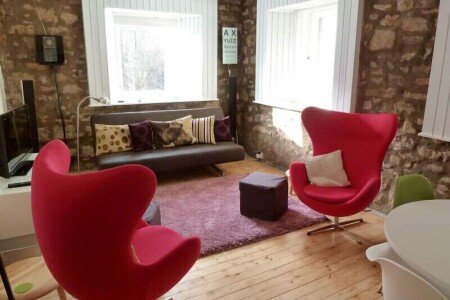 Appartement 2 chambres, avec jardin
