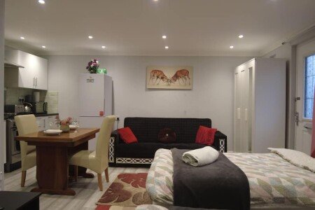 Studio 1 chambre, avec jardin