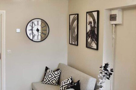 Appartement design, 1 chambre, avec jardin