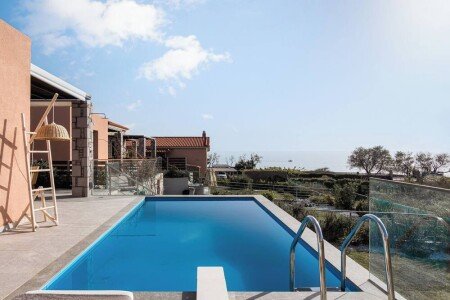 Gîte design, 2 chambres, avec piscine