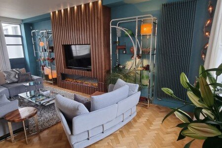 Apartment 3 bedrooms, with garden