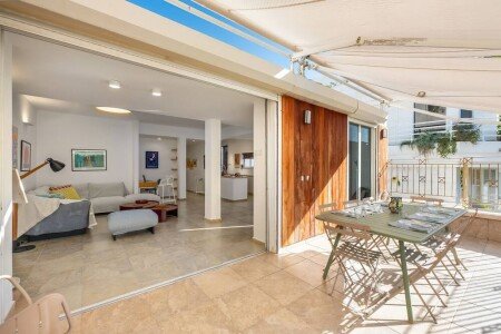 Apartment 3 bedrooms, with garden