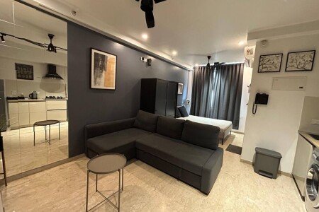 Apartment 1 bedroom, with garden